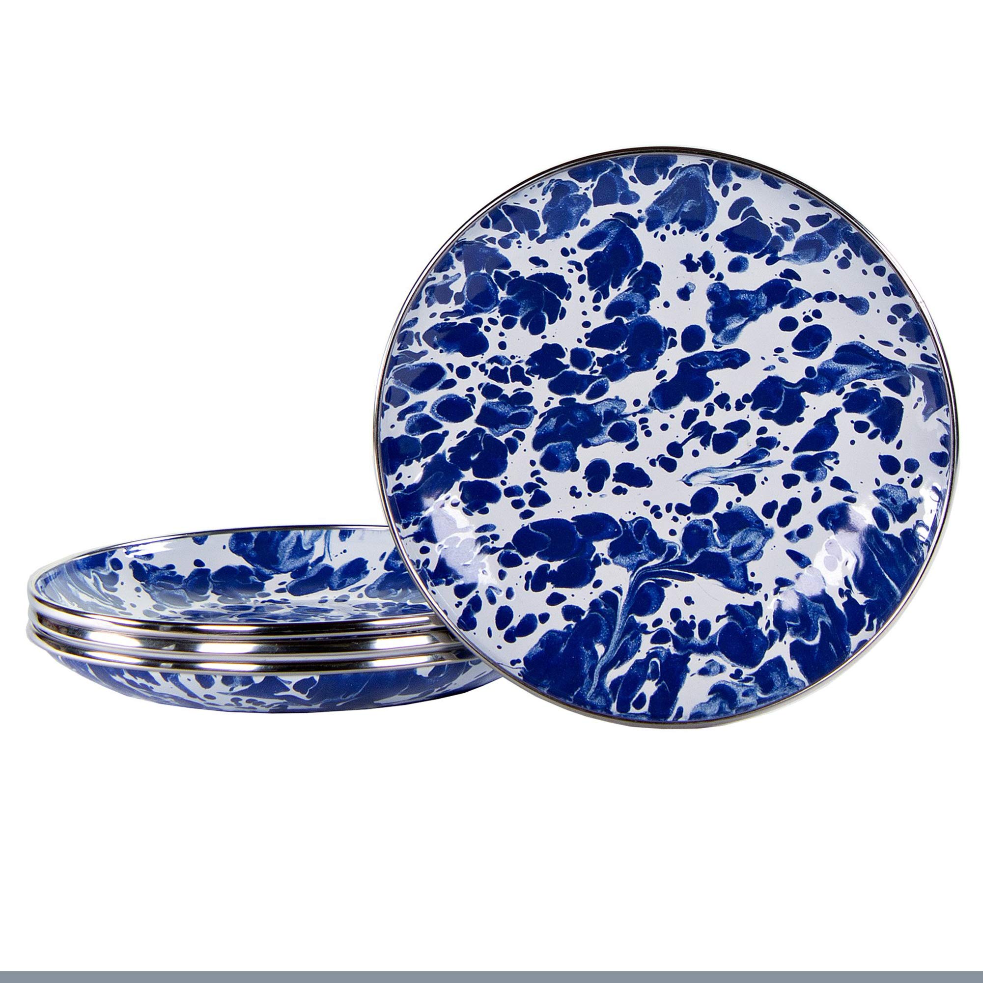 Amazon.com: Golden Rabbit Enamelware Appetizer Plates, 6 inch